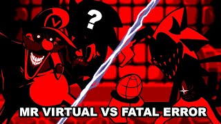 Mr Virtual Vs Fatal Error   Paranoia Cover  Mario Madness V2 FNF [upl. by Larimor]