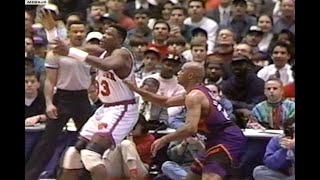 MVP Charles Barkley amp Patrick Ewing Highlights Suns  Knicks January 1993 [upl. by Nnylyma]