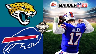 JAGUARS vs BILLS  Week 3  MADDEN 25 Prediction [upl. by Teirrah]