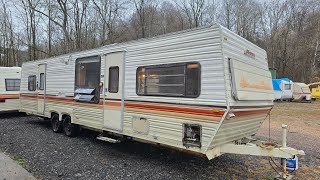 FOR SALE  1986 Aljo Nomad 37 Foot Camper  1950 [upl. by Richmond445]