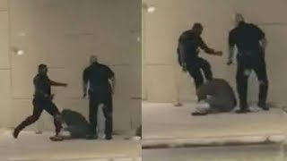 Lakeland police reviewing video showing officer kicking suspect [upl. by Hoffert]