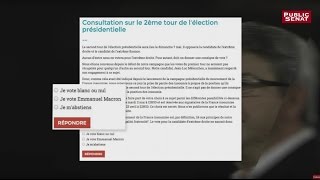 France insoumise  Consultation sur le 2ème tour de lélection présidentielle [upl. by Gnut]