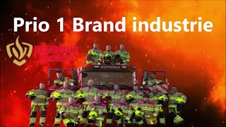 Brandweer Kesteren  Prio 1 Brandmelding industriegebouw  DUTCHFIREFIGHTERS [upl. by Noraed]