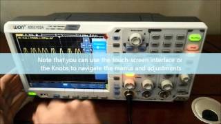 Owon XDS3102 oscilloscope quick review SDS7102 enhanced upgrade 2016 [upl. by Idnyl130]