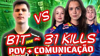 CS2 POV  B1T vs ASTRALIS FEMININA RANKEADA FACEIT  COMUNICAÇÃO NA ANCIENT [upl. by Aimekahs]