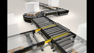 Interroll MPP Pallet conveyor System  Available from CSL [upl. by Sacksen]