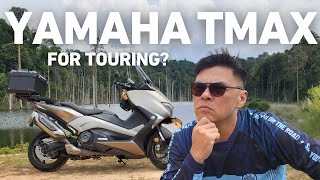 Are Maxi Scooters good for long distance trips Riding the Yamaha Tmax [upl. by Akemad]