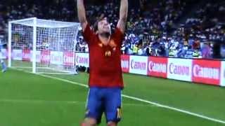 Euro 2012 Final Spain v Italy Jordi Albas goal 20 [upl. by Ssegrub]