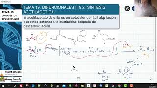 TEMA 19 DIFUNCIONALES  192 SÍNTESIS ACETILACÉTICA [upl. by Alaster]