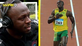 Usain Bolt CLAIMS He Has NOT Seen ANYONE With The Talent To BEAT His 100m World Record 👀🏃‍♂️ [upl. by Enimajneb31]