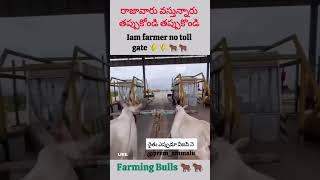 Iam farmer no toll gate 🌾🌾🐂🐂 [upl. by Eylloh322]