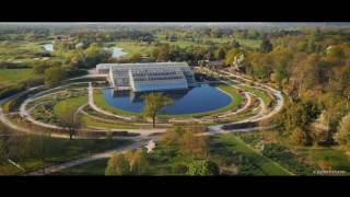 Wisley from the sky  RHS Garden Wisley  Royal Horticultural Society [upl. by Ahtanamas]