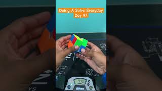 Doing A Solve Everyday Day 97 cuber youcuber shorts [upl. by Anel]