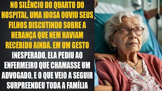 Entre Sussurros No Corredor Do Hospital A Senhora Percebeu Que Seus Filhos Já Dividiam Sua Herança [upl. by Sesylu131]