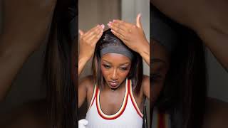 How to style a bob wig wigstyling wiginfluencer wiginstall shorts [upl. by Amuwkuhc202]