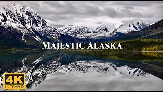 Majestic Alaska Landscape Photography  TV Art Screensaver in 4K UHD with Beautiful Music [upl. by Thgiwd]