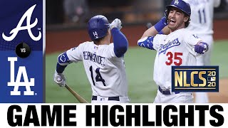 Bellinger hits goahead HR as Dodgers clinch World Series berth  BravesDodgers Game 7 Highlights [upl. by Ariew]