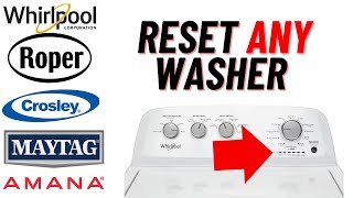 How do I manually reset my washing machine [upl. by Clayberg793]