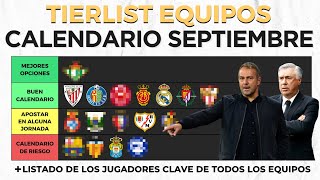 🔎 ANÁLISIS FANTASY DEL MES DE SEPTIEMBRE EQUIPOS RECOMENDABLES Y JUGADORES CLAVE  📋 BIWENGER 2425 [upl. by Odawa379]