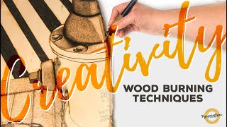 Wood Burning Techniques  Creativity [upl. by Teresa]