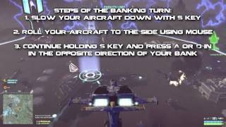 Planetside 2 Flight School Episode 1  Banking Turn Planetside 2 GuideTutorial [upl. by Sokil]