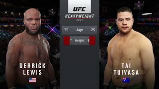 DERRICK LEWIS VS TAI TUIVASA FULL FIGHT UFC 271 [upl. by Lopez]