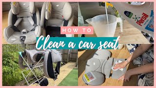 HOW TO CLEAN A BABY TODDLER CAR SEAT  JOIE STAGES CAR SEAT CLEANING [upl. by Eillim]