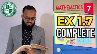 CLASS 7 MATHS NEW BOOK CHAPTER 1 EXERCISE 17 [upl. by Gunar566]