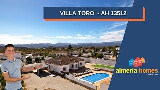 RESERVED Villa for sale in Albox with a 10x5m salt water pool  Villa Toro  AH13512 [upl. by Petigny]