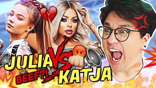 JULIA BEAUTX VS KATJA KRASAVICE  ICH SEH das GIRL mit den LIKES  Vincent Lee [upl. by Aiekan]