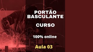 Curso de Portão Basculante  Como montar o kit de caixa  Aula 03  Curso de Serralheiro [upl. by Arlan987]