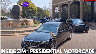 President Of Zimbabwe Motorcade [upl. by Woodley]