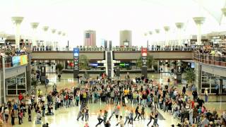 cmDance Denver Airport Flash Mob 1st Performance [upl. by Rich]