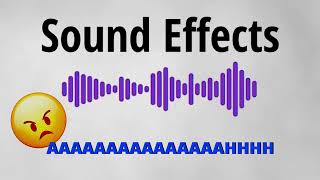 Angry AAAAAAHHHHHHH  Sound Effect [upl. by Dewar]