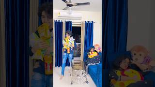 Glass Ke Andar Glass🤣Wah Didi Wah🤣 zidaanshahidaly funny shorts [upl. by Maggee67]