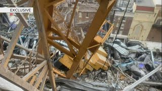 Photos Inside the damage at Hard Rock collapse site in New Orleans [upl. by Sirovart]