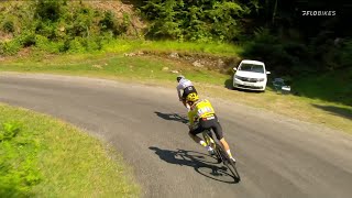 Tadej Pogačar Crashes On Descent Of Stage 18 In 2022 Tour De France [upl. by Karon]