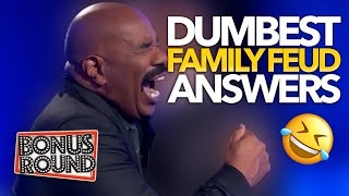 10 DUMBEST Family Feud Answers EVER [upl. by Kelcie833]