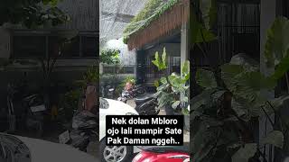 Dolan Blora mampir Sate Pak Daman motivasihidup [upl. by Nalehp173]