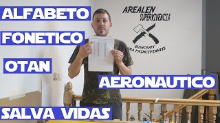 Alfabeto fonético OTAN o Aeronautico OACI [upl. by Ailhad]