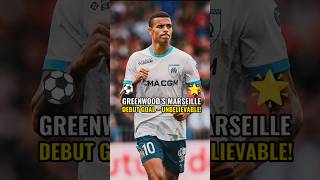 MASON GREENWOOD’S STUNNING DEBUT GOAL FOR MARSEILLE ⚽🔥 [upl. by Odie]