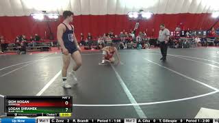 Juniors 182 Logan Shramek BlairTaylor Vs Dom Hogan Edgerton [upl. by Gernhard]