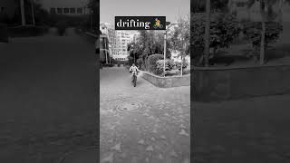 cycle drift sound cycle bicycle stunt cycleing [upl. by Ardnasak]