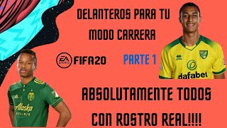 DELANTEROS JÓVENES PROMESAS CON ROSTRO REAL FIFA 20 MODO CARRERA [upl. by Jacki]