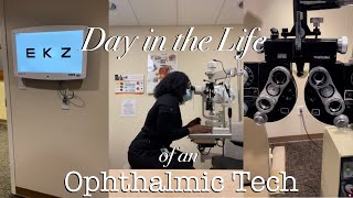 Day In The life of an Ophthalmic TechnicianMedical Assistant Job  Patient Work Up [upl. by Yennej]