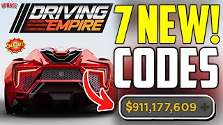 ⚠️New REDEEM⚠️DRIVING EMPIRE ROBLOX REDEEM CODES 2024  DRIVING EMPIRE CODES [upl. by Flita]