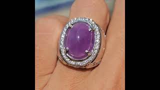 Natural Rare Violet Hackmanite No Treatment 568 carats memo GRI lab hackmanite gemstone permata [upl. by Moht772]