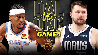 Dallas Mavericks vs OKC Thunder Game 4 Full Highlights  2024 WCSF  FreeDawkins [upl. by Ailimac118]