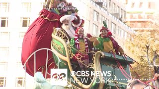 Macys Thanksgiving Day Parade marches on after interruption from protesters [upl. by Ennaecarg]