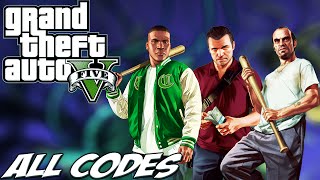 GTA V  ALL CHEATS  Demonstration PCPS3Xbox360PS4XboxOne [upl. by Appleby]